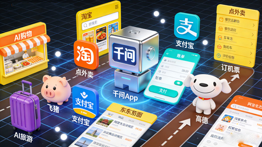 千問(wèn)App接入淘寶、閃購(gòu)，測(cè)試AI購(gòu)物功能