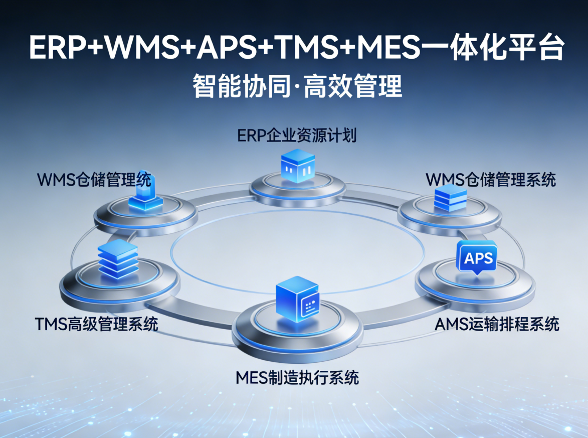 ERP+WMS+APS+TMS+MES一體化平臺(tái)，現(xiàn)在就用王奶奶都聽(tīng)得懂的大白話(huà)給你講清楚